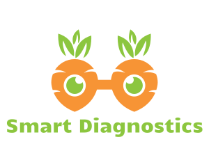 Geek Carrot Glasses logo design