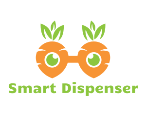 Geek Carrot Glasses logo design