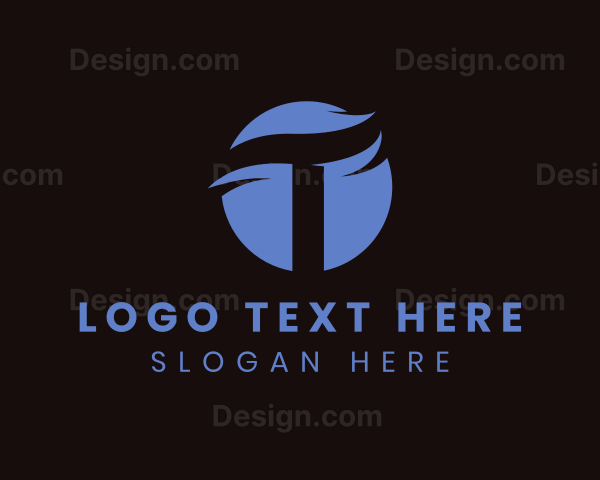 Modern Creative Wave Letter T Logo