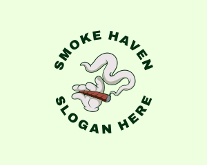 Hemp Smoke Hands logo design