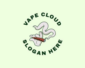 Hemp Smoke Hands logo design