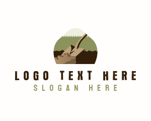 Shovel Landscaping Garden logo