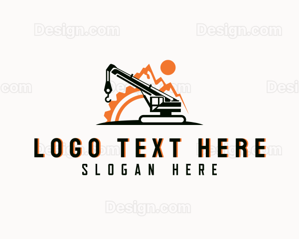 Mechanical Mountain Crane Logo