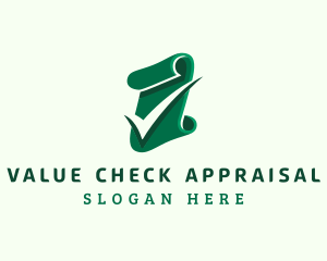 Paper Document Check logo design