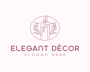 Candle Wax Decor logo design