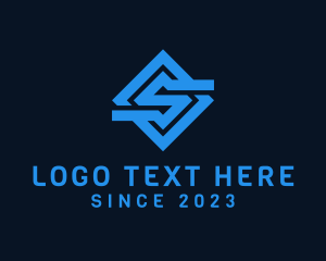 Diamond Technology Letter S logo