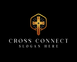 Holy Cross Church logo design