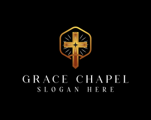 Holy Cross Church logo design