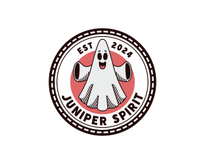 Spooky Ghost Cartoon logo design