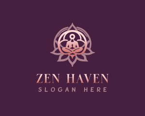 Holistic Zen Yoga logo design