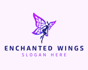 Lady Fairy Wings logo