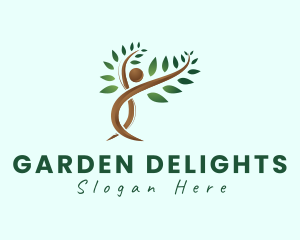 Garden Tree Plant logo design