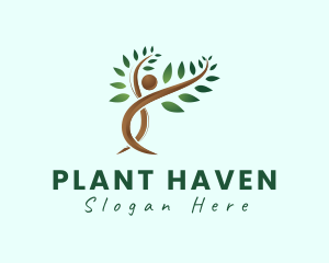 Garden Tree Plant logo design