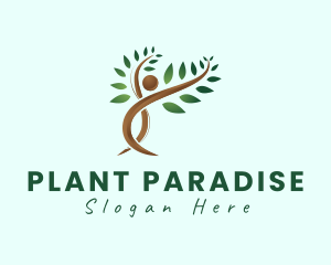 Garden Tree Plant logo design