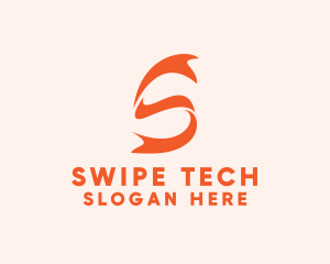 Finance Tech Letter S  logo design