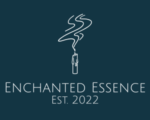 Scented Candle Meditation logo design