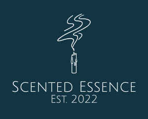 Scented Candle Meditation logo design