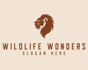 Wildlife Lion Zoo logo design