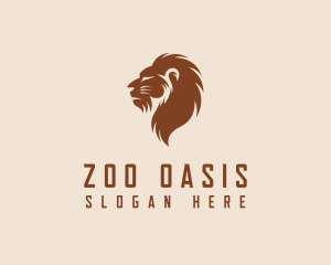 Wildlife Lion Zoo logo design