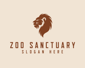 Wildlife Lion Zoo logo design