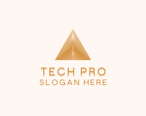 Generic Pyramid Tech logo design