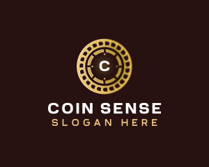 Coin Finance Cryptocurrency logo design