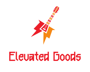 Thunder Guitar Band logo design