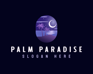 Palm Beach Moon logo design