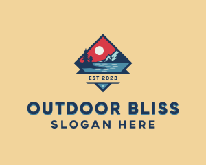 Mountain Lake Outdoor logo design