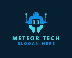 Startup Tech  Robot logo design