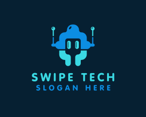 Startup Tech  Robot logo design