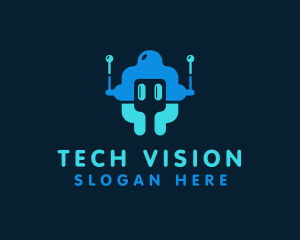 Startup Tech  Robot logo design