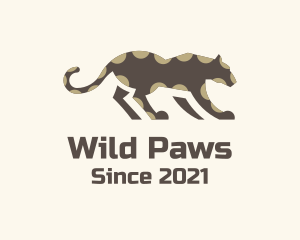 Wild Jaguar Animal logo design