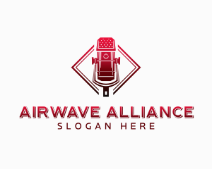 Microphone Radio Station logo