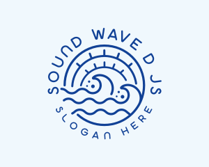 Tide Sea Surfer logo design