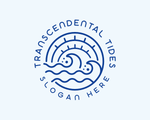 Tide Sea Surfer logo design