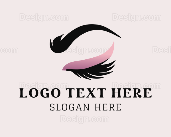 Cosmetics Beauty Eyelash Logo