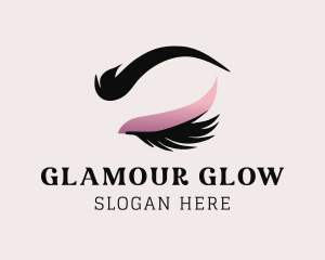 Cosmetics Beauty Eyelash  logo design