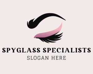 Cosmetics Beauty Eyelash  logo design