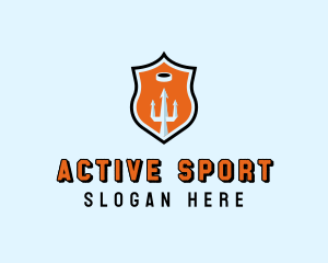 Sports Trident Shield logo