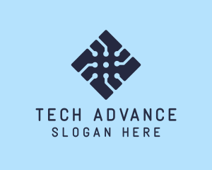 Tech Circuit Technology App logo design