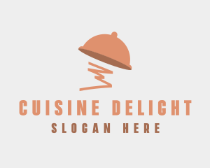 Food Menu Cloche logo design