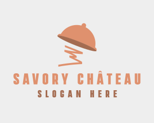 Food Menu Cloche logo design