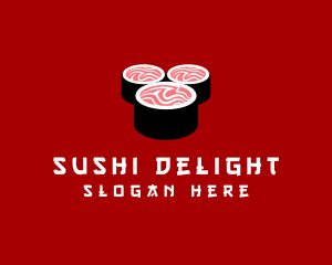 Japanese Sushi Roll  logo