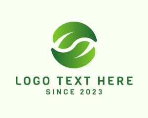 Organic Leaf Plant logo