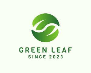 Organic Leaf Plant logo design