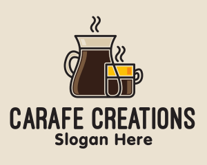 Coffee Drink Glassware logo design