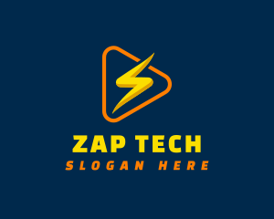 Lightning Bolt Media logo design