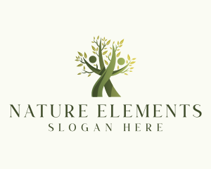 Natural Tree Wellness logo design