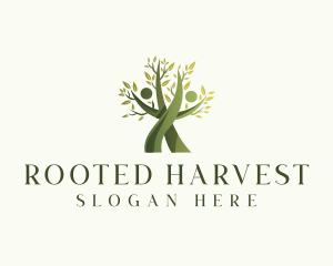 Natural Tree Wellness logo design